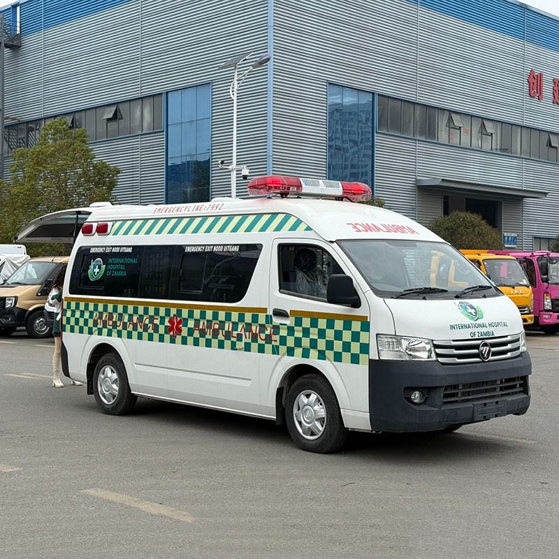 Foton G9 Gasoline ICU Ambulance Van suppliers
